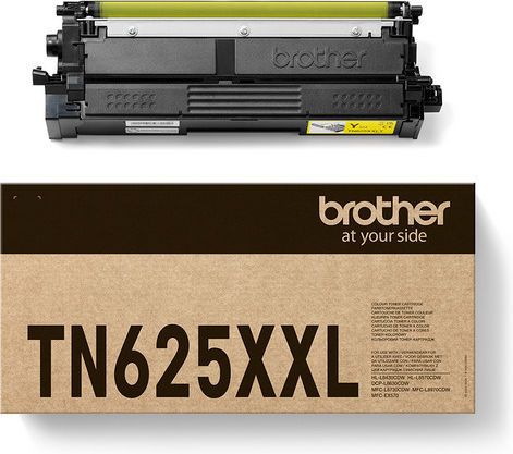 Brother TN-625XXL Оригинален Тонер Лазерен Принтер Жълт Изключително Висок Капацитет 6500 Страници
