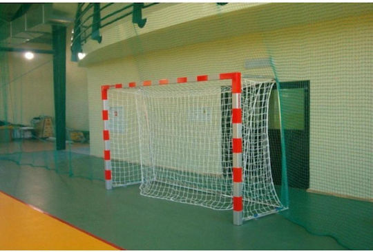 Rețea Handbal Pe 3 3x2x0.8x1m Netex Alb Roșu Roșu