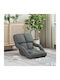 Multifunctional Bean Bag Chair Dark Gray 58x62x58cm