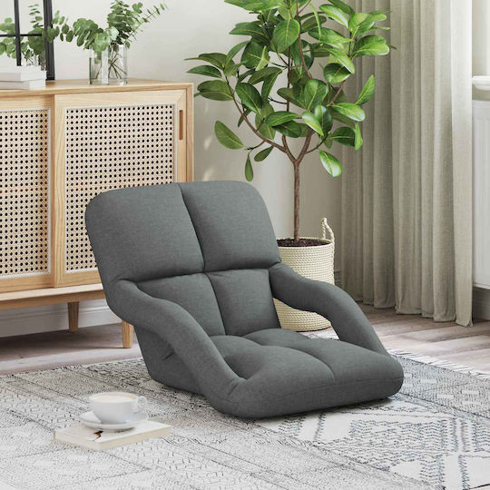 Vielseitiger Sitzsack Pouf Dunkelgrau 58x62x58cm