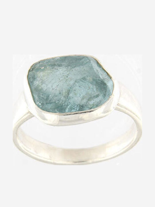Ios Women's Ring with Stones Made of Silver