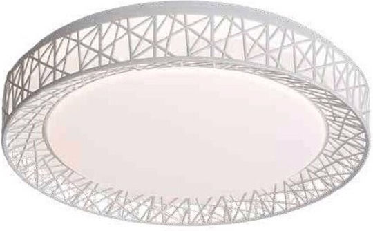Inlight Таванна Плафониера 50см Бяла с Интегриран LED 42049-Byalo