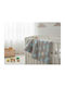Cot Velvet Baby Blanket Light Blue 110x140cm