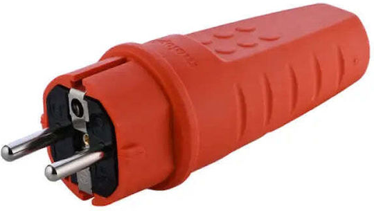 Impact-resistant Plug 16a Orange Meloplam