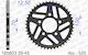 Afam Rear Aluminum Sprocket 520 Chain Code 165803-44
