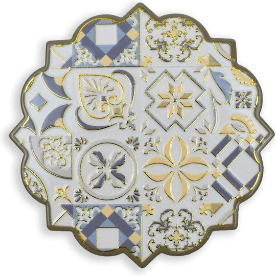 Set De Suporturi Pentru Pahare Ceramică Multicolor 4 Bucăți