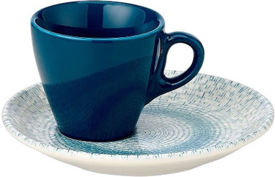 Cryspo Trio Espresso Coffee Cup Made of White Porcelain 100ml