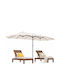 Umbrelă De Pardoseală Pătrată Metalică Roz 4.6x4.6m 02002157