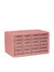 Storage Настолна Стойка Raaco 14.2x24.8x14.9см Розова