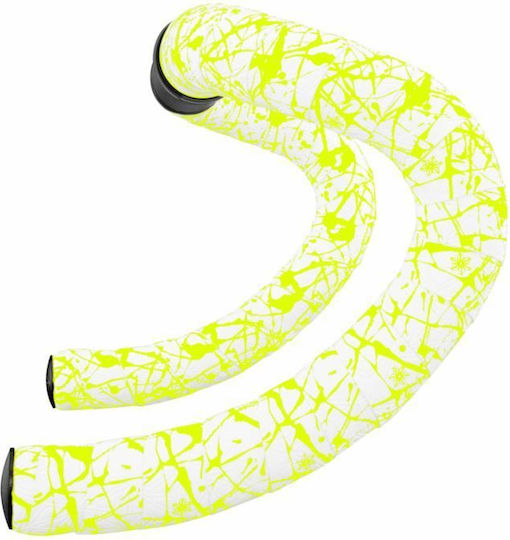 Supacaz Super Sticky Splat Wrap Weiß Gelb