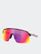 Oakley Lite Unisex Sunglasses with Multicolour Frame and Black Lens OO9463-B7