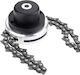 Trimmer Head Chain 2 Outputs M10 Gasoline Brushcutter Starmen Mes-520-2