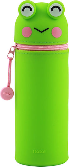 I-Total Silicone Pencil Case Cylinder Froggy