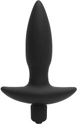 Fantasy Lingerie Πρωκτική Σφήνα με Δόνηση Μαύρη