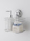 Compactor An der Wand montiertes Badezimmerregal Metallisch 18.5x13.2x20.3cm