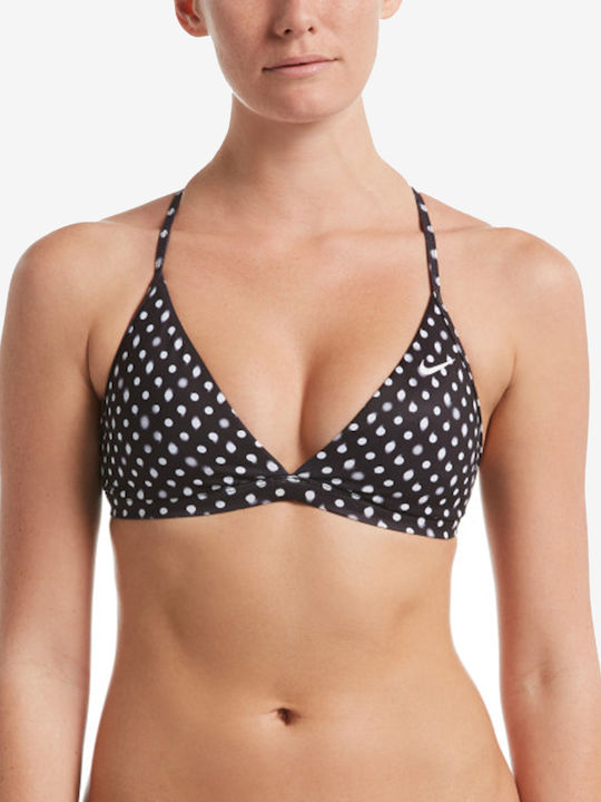 Nike Bikinioberteile Dreieck Schwarz Weiß
