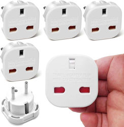 Ancus UKTOEU-50 Steckdosenadapter von Großbritannien nach Griechenland Ancus UKTOEU-50 Steckdosenadapter von Großbritannien nach Griechenland