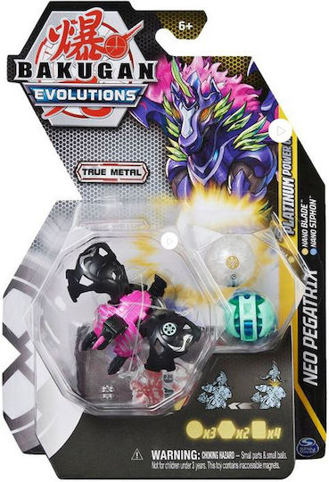 Spin Master Bakugan Evolutions Neo Pegatrix Nano Blade & Nano Siphon Power Up 20138083