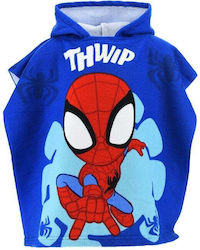 S C Kinder Strandponcho Spidey