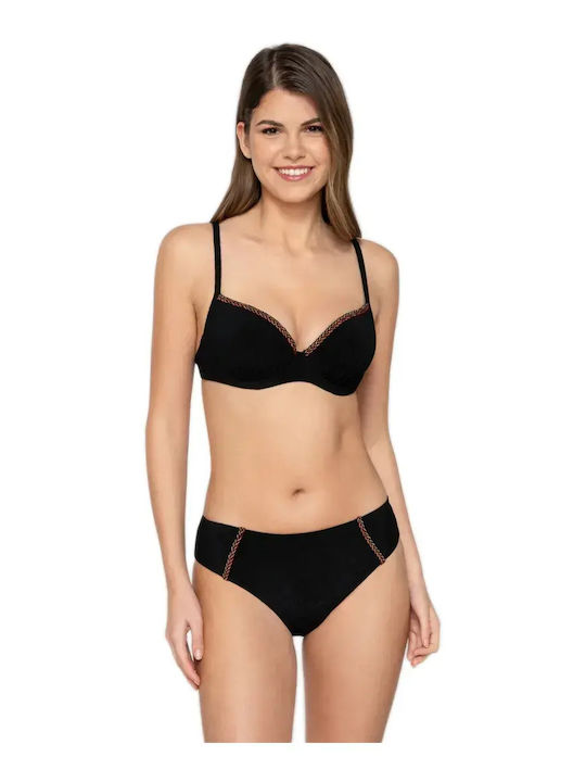 Luna Bikini Slip Black
