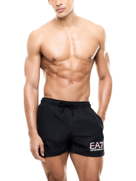 Emporio Armani Herren-Bademode Kurze Hosen Weiß- Schwarz- Fuchsia Emporio Armani Herren-Bademode Kurze Hosen Weiß- Schwarz- Fuchsia