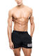 Men's Swimwear Shorts White-Black-Fuchsia
