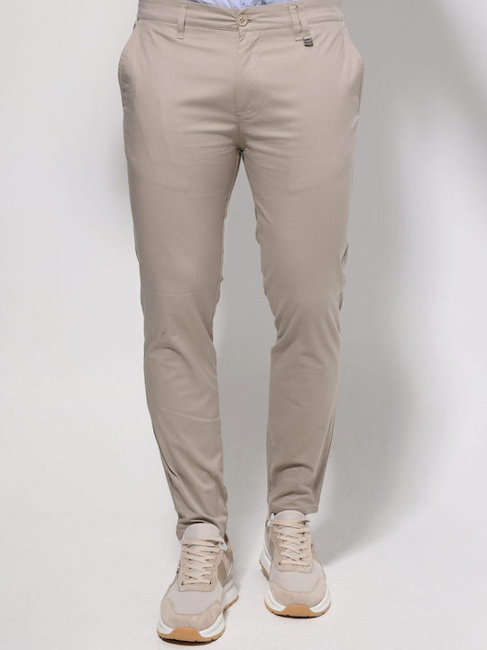 Tresor Παντελόνι Chino σε Slim Εφαρμογή Sand