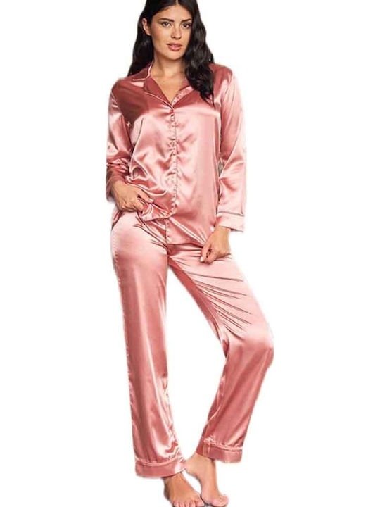Love And Bra Summer Women's Pyjama Set Glow Me Desert Rose