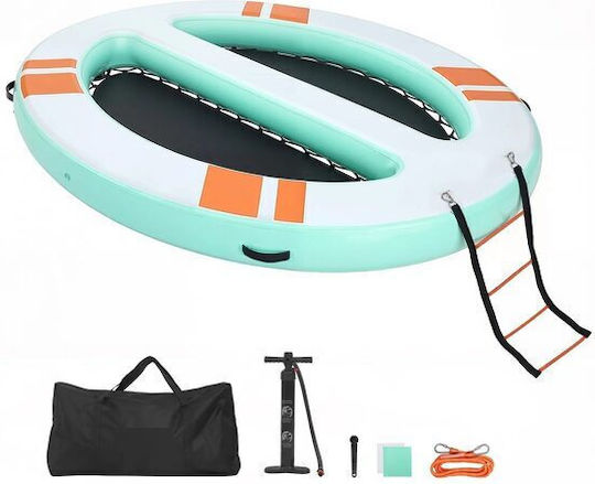 Saltea Gonflabilă Pentru Plajă Cu Mânere Gri 305x244cm