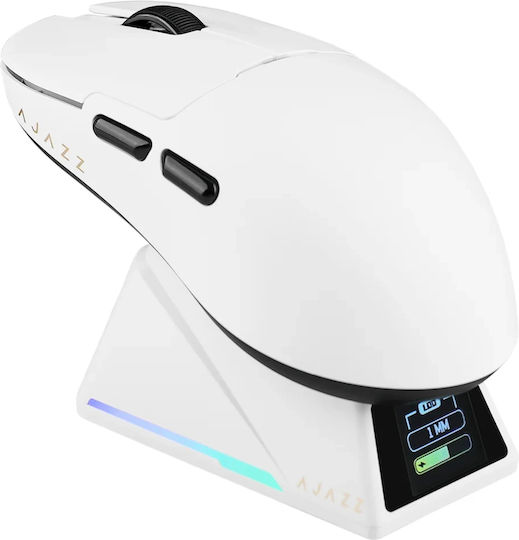 Ajazz AJ159 Apex Kabelloses Gaming Maus 42000 DPI Weiß