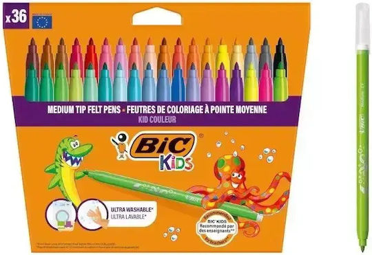 BIC Μαρκαδόροι Ζωγραφικής Σετ 36 χρώματα