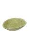 Beauty Home Decorative Porcelain Bowl Green 12.8x16.5x3.5cm