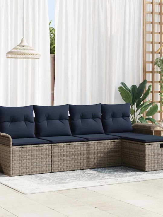 Ecksofa für den Außenbereich Rattan