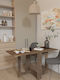 SteweHome Ausziehbarer Küchentisch mit Regal Funktional & Elegant Walnuss 134x60x72cm