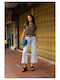 Women's Jean Pants in Wide Leg Style
