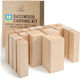 Set Basswood Carving Blocks 19 Pcs Beavercraft Bw19