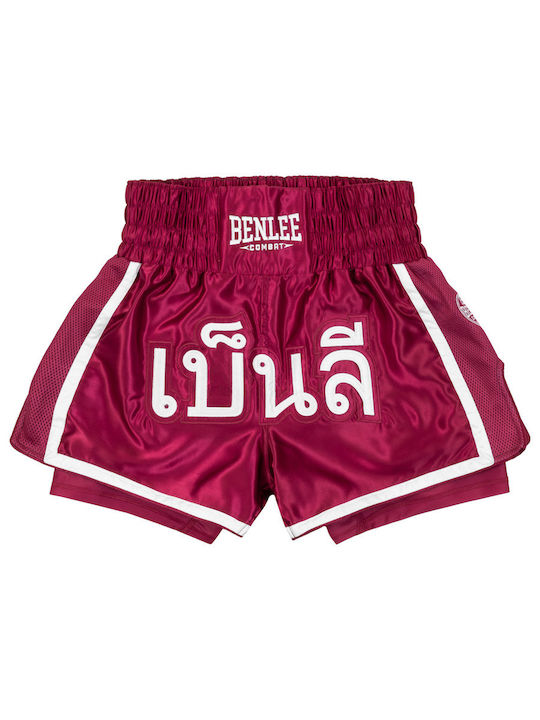 Benlee Ανδρικό Σορτσάκι Kick/Thai Boxing Λευκό