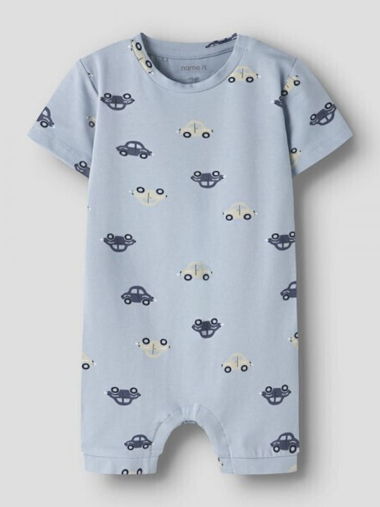 Name It Baby-Strampler Blau Fog