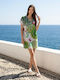 Bode Damen Kaftan Bademode Mehrfarbig