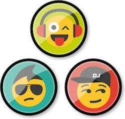 Nikidom Insigne 3pcs/set Nikidom Roller Emoji