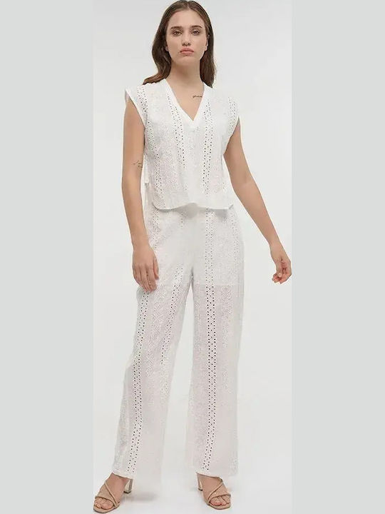 Ble Resort Collection Γυναικείο Τοπ Παραλίας Λευκο