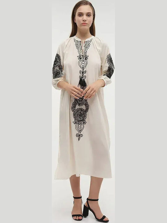 Ble Resort Collection Women's Maxi Beach Dress Ecru