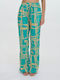 Women's Crepe Pantaloons Turquoise