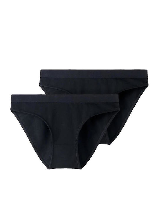 Name It Hipster Σετ Παιδικά Βρακάκια Black 2τμχ