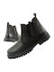 Yuma Leather Beige Chelsea Boots