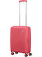American Tourister Diablast Cabin Hard Pink Suitcase With 4 Wheels Height 20cm