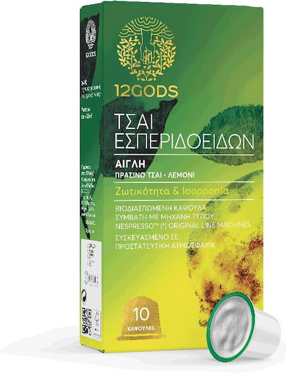 12Gods Капсули Чай Съвместими с Машина Nespresso 10 броя