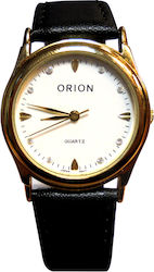 Orion Men's Watch 32mm Battery with Black Leather Strap