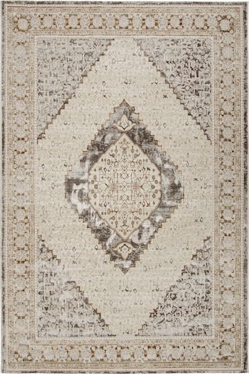 Biokarpet Senbrun 9311α S Бял P Златен 80x150