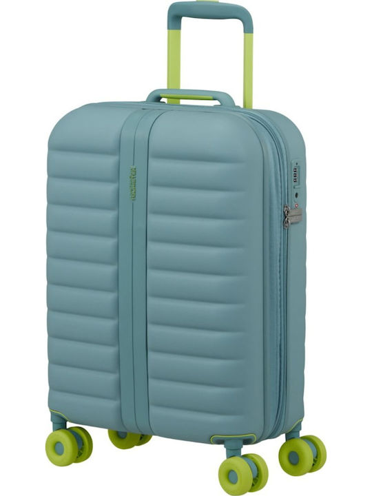 American Tourister Reise Koffer Kabine Hart Muted Mint mit 4 Räder Höhe 55cm 159930-B012